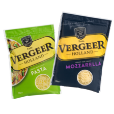 Vergeer geraspte kaas